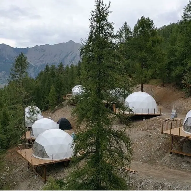 

Outdoor Hotel Dome Tent Luxury Eco Hotel Dome Tent Prefab Dome House for Camping Resort