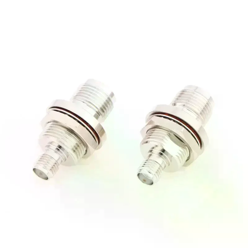 TNC/SMA-KKY-3 TNC To SMA Female Adapter Bulkhead Mount Connector TNC Female To SMA Female Jack RF Coaxial Adapter