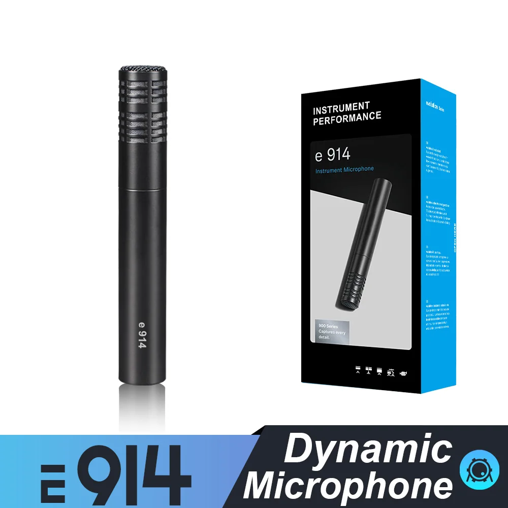 

E914 Intersection capacitor microphone condenser and clip are used for stage performances