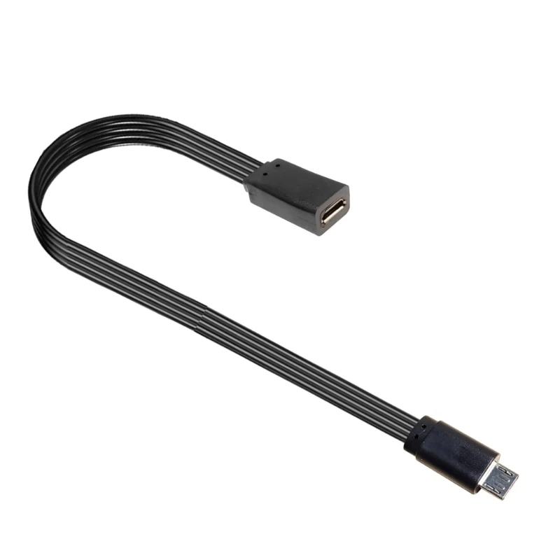 Silicone Microed USB Male Female Extension Cable For Pphones Tablets Cameras