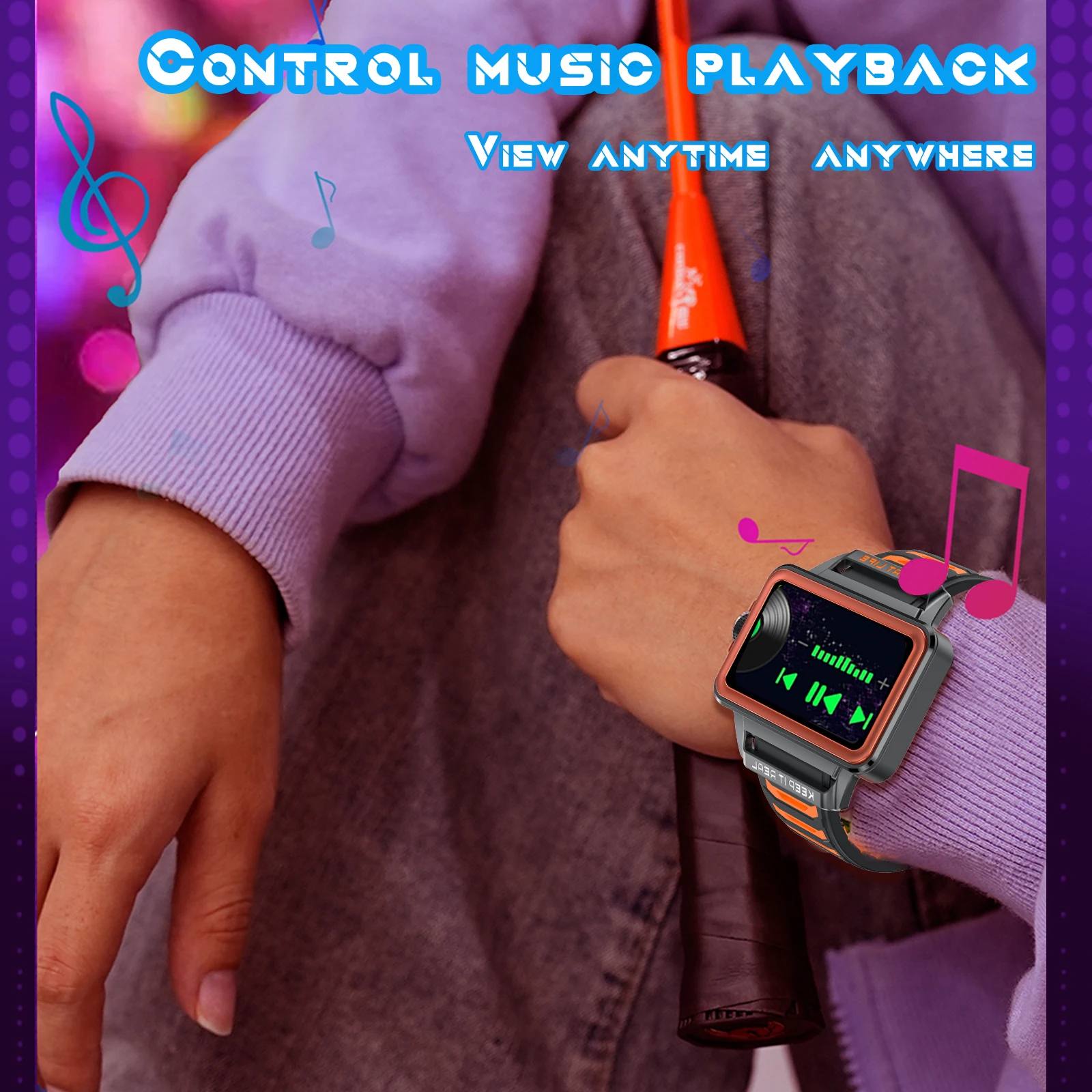 Akıllı saat, çok spor modu, ko - Smartwatch Watches Wallpaper incelemesi ve fiyatı