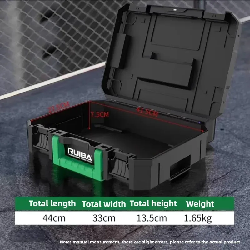 積み重ね可能なツールボックス 厚みのあるハードウェア収納 耐久性のある大容量 多機能コンビネーションボックス ポータブルカーツールオーガナイザー