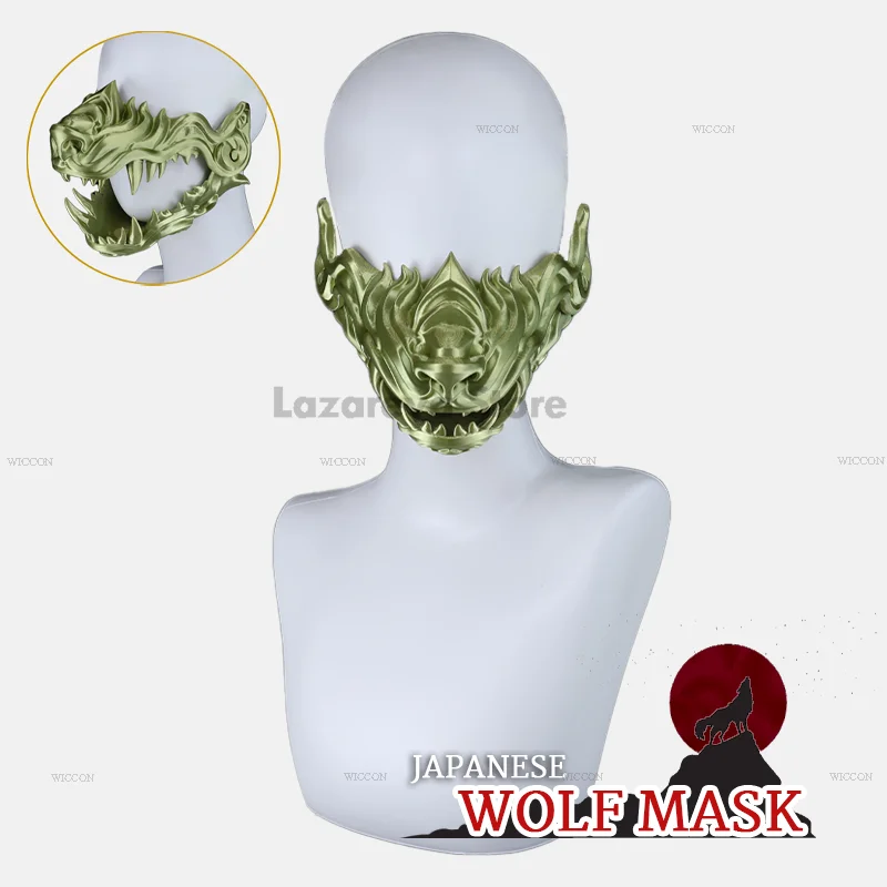 3D Printed Fursiut Muzzle Cosplay The Canines Fox Wolf Dog Mask Face Decoration Pub Carnaval Halloween Stage Performance Styling