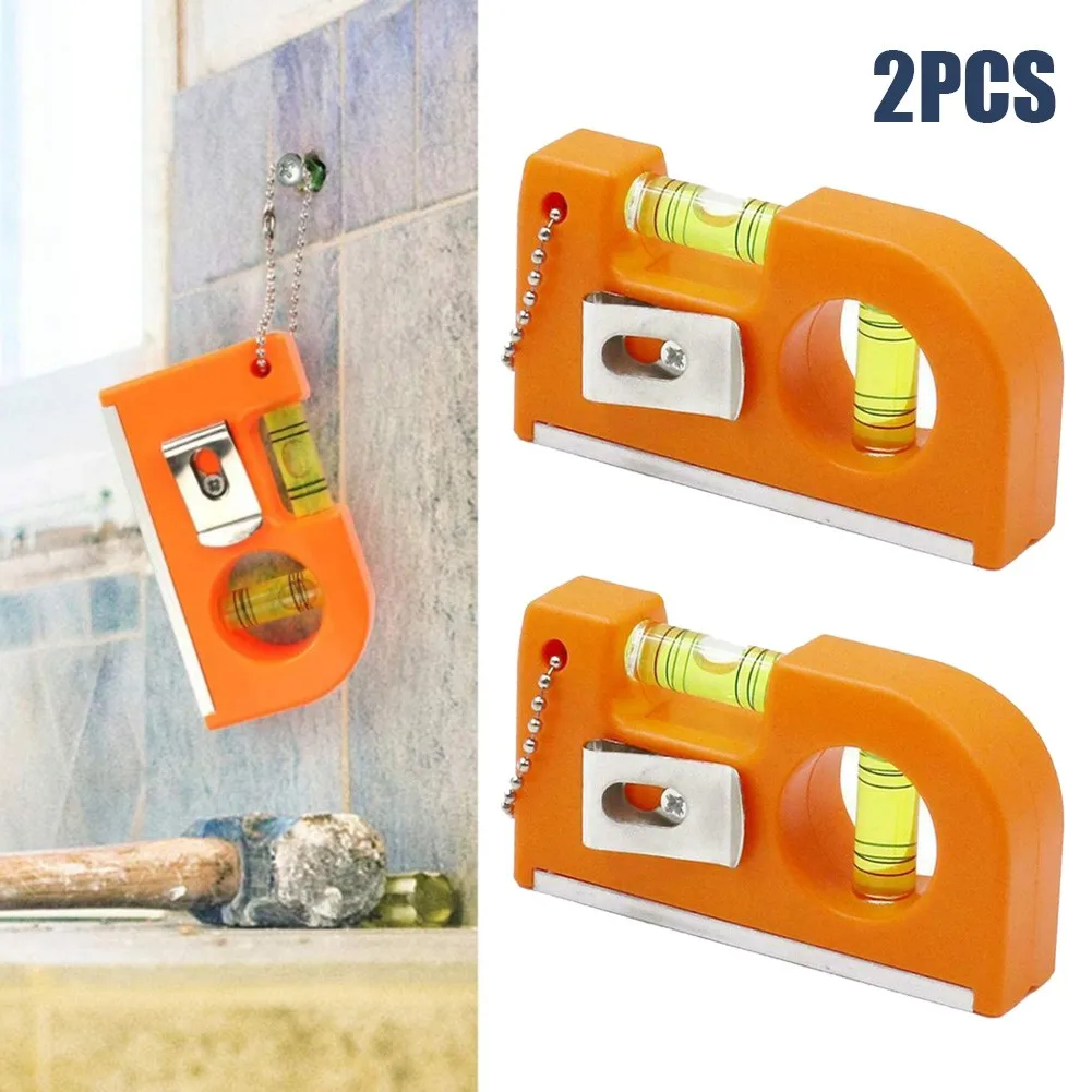 Level Pocket Level Metal Chain Pocket With Chain 1 Set 2pcs Accurate For Determining High Quality Horizontal Vertical