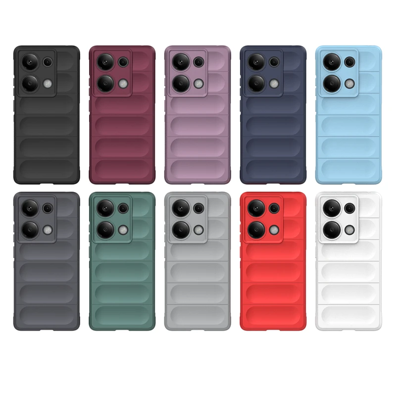 For Cover Redmi Note 13 Pro Case Xiaomi Redmi Note 13 Pro Plus Capas Lens Protective Colour Soft TPU Fundas Redmi Note 13 Pro 4G