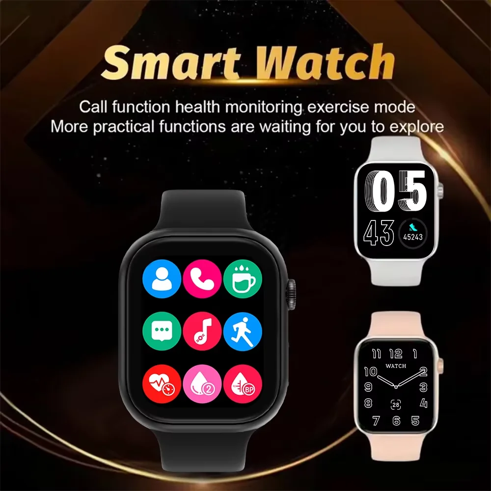 2026 New Smartwatch For Men Android IOS 1.73" Screen Bluetooth Call Blood Oxygen Pressure Monitoring Smart Watch Women image 6