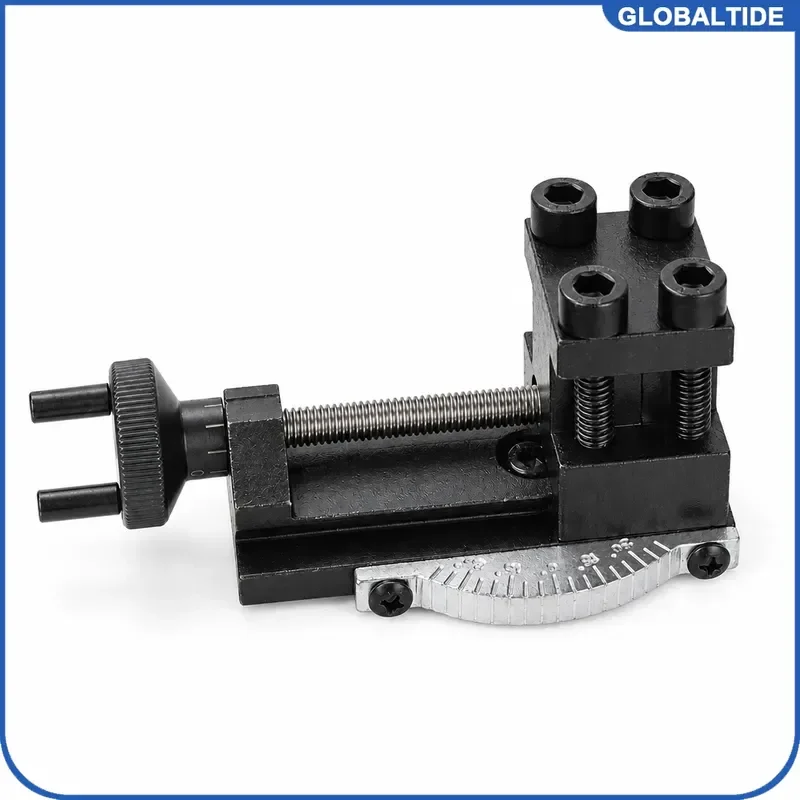 Rotatable Lathe Tool Holder Angle Cutter Rest for Mini Lathe Accessories High Precision Adjustable Compound Slide S N 10154