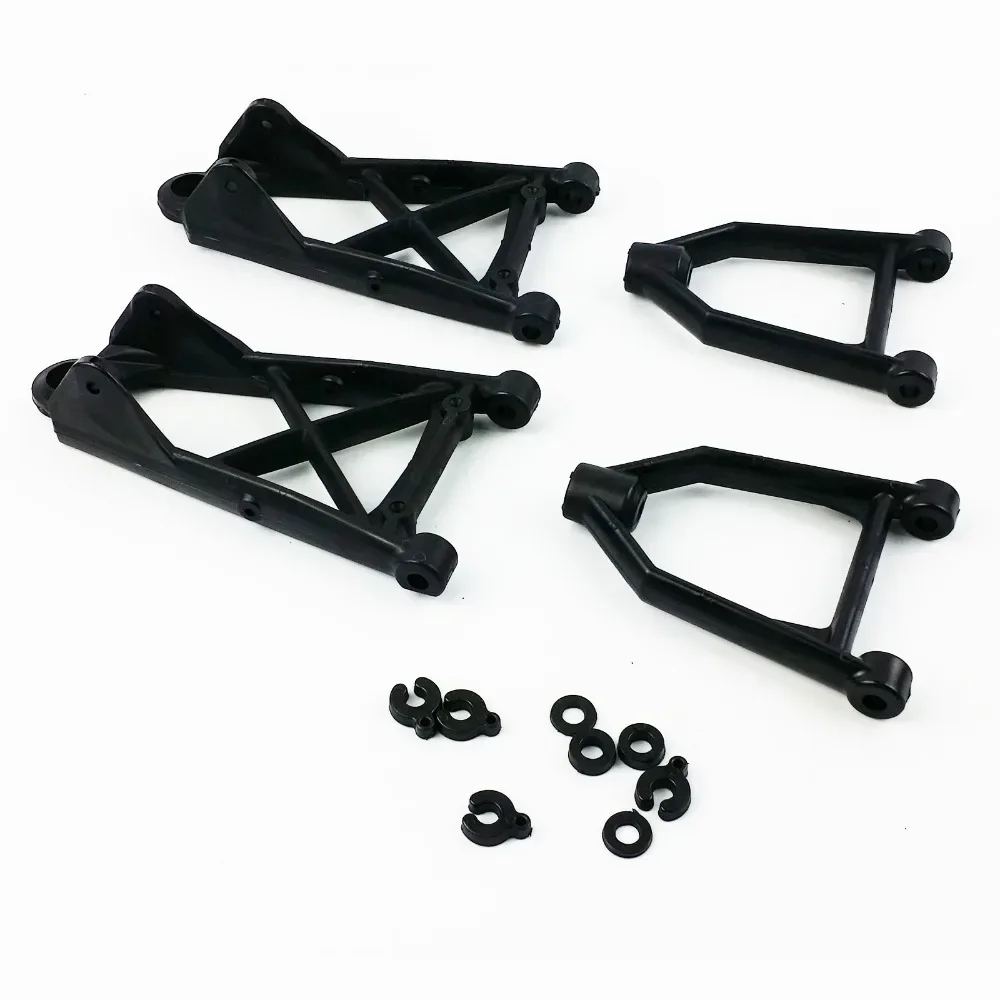 A Arm Wheel Hub Bulkhead Bumper Skid Plate Roll Cage Shock Tower For Hpi Rovan KM Baja 5b 5t 5sc Buggy Truck