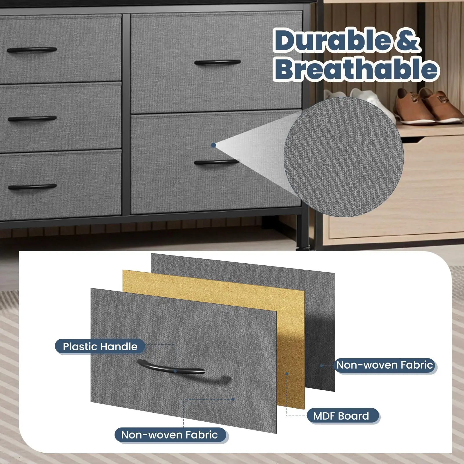 Thumbnail 2 - #6 Trending Bedroom Dresser Cabinets Right Now