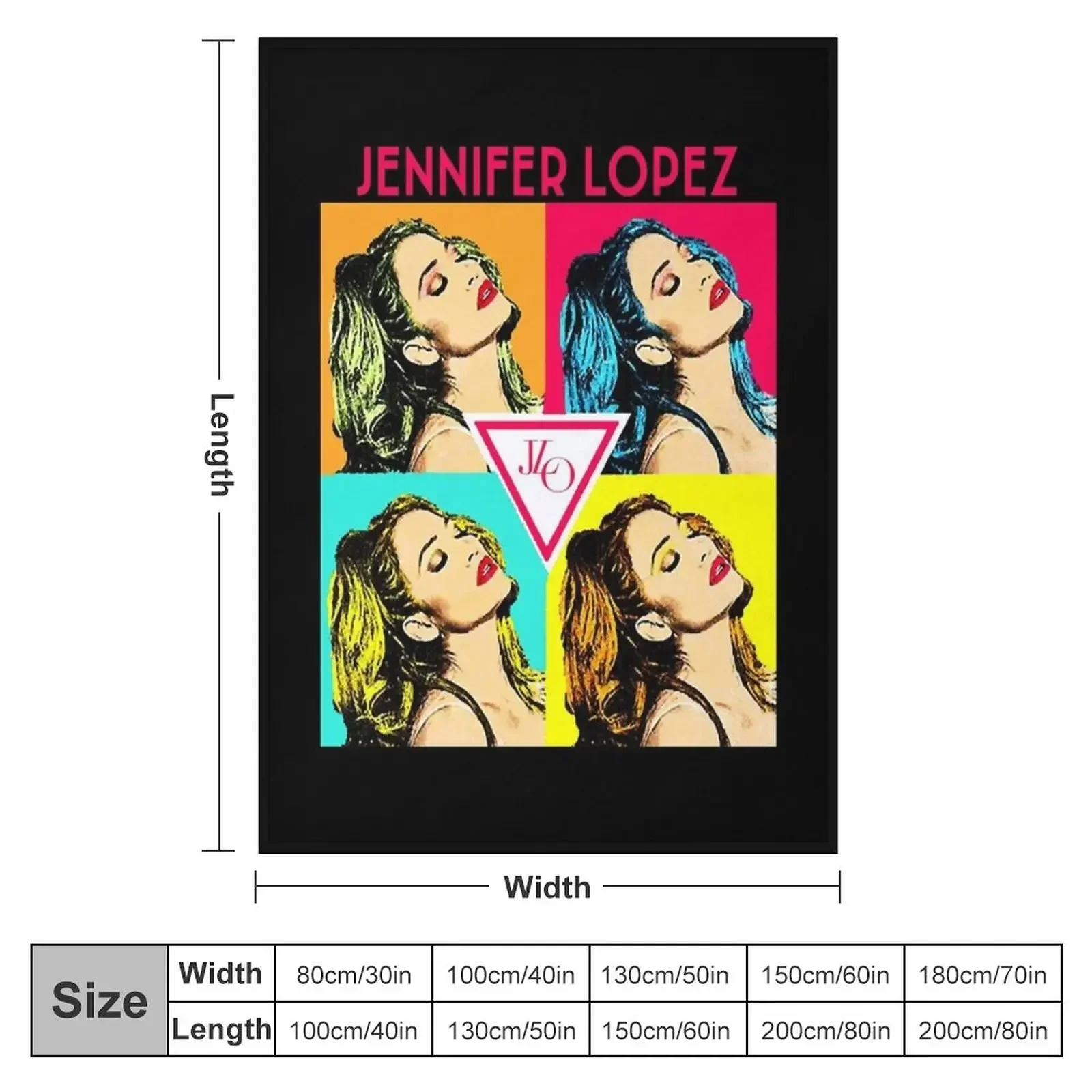 New Jennifer Lopez Throw Blanket Loose Decorative Throw Blankets