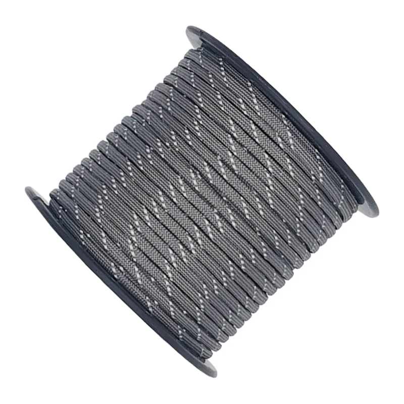 50/100m Multifunktionales 7-Kern Reflektierendes 550 Paracord-Seil 4 mm Camping Überlebens-EDC Outdoor Fallschirmschnur Lanyard Rettungsseil – Detail 13