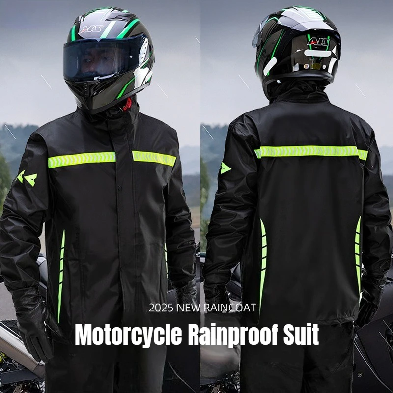 

Motorcycle Raincoat Men Women Full Body Adult Hiking Rainstorm-proof Electric Bike Split Rain Suit 우비 дождевик Capa de Chuva