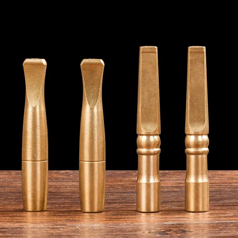 

1Pcs Pure Copper Coarse Medium and Fine Three-use Cigarette Holder Recycling Trolley Filter Cigarette Holder Cigarette Filters