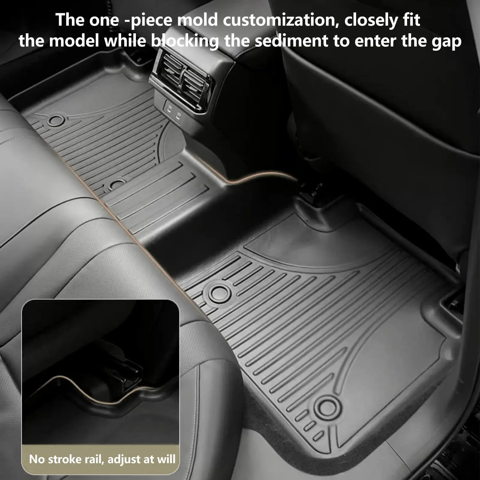 مجموعة مفارش أرضية وبطانات شحن متوافقة مع 2019-2024 نيسان مورانو، بطانة أرضية لإكسسوارات السيارات لجميع الأحوال الجوية #4