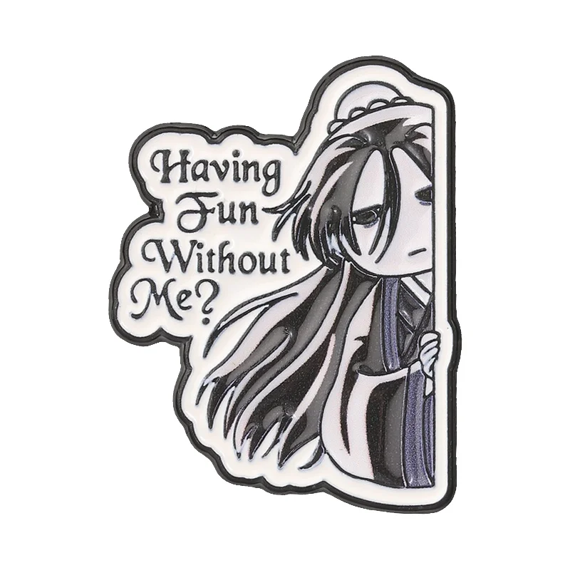 Having Fun Without Me? Badge Enamel Pins Maomao Light Novel Japanese Anime Cartoon Character Brooch Jewelry Gift for FansFriends