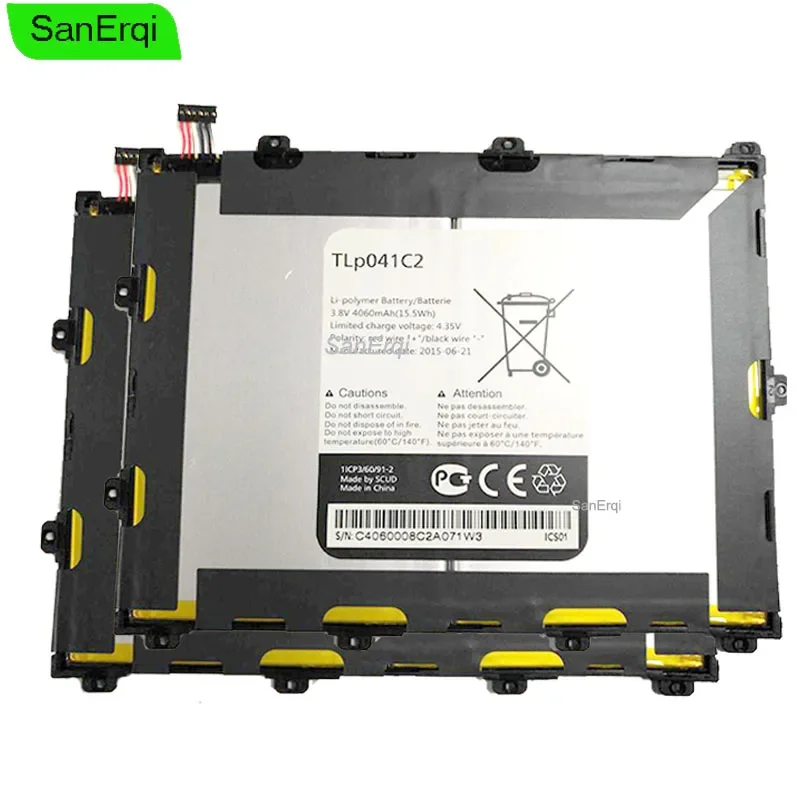 Batería TLp041CC TLp041C2 para Alcatel One Touch Pop 8 TLp041C2 batería Alcatel P320A Telus Tablet Li-polímero 4050mAh