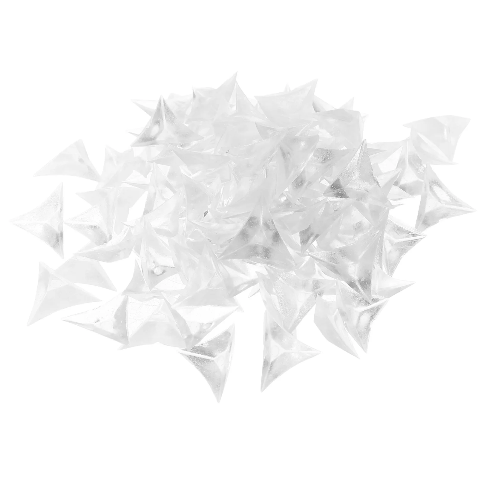 Cassetto con bordo antipolvere triangolare per decorazioni per la casa da 300 pezzi per mobili in PVC trasparente per bambini