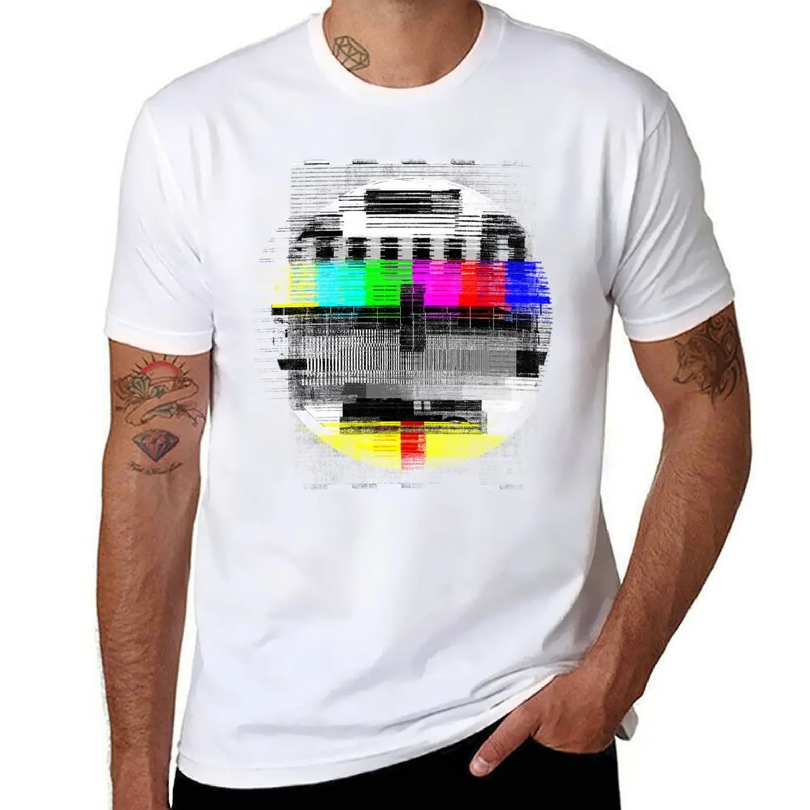 

Test Card T-Shirt essential t shirt t shirt men 100% cotton luxury brand T-Shirt