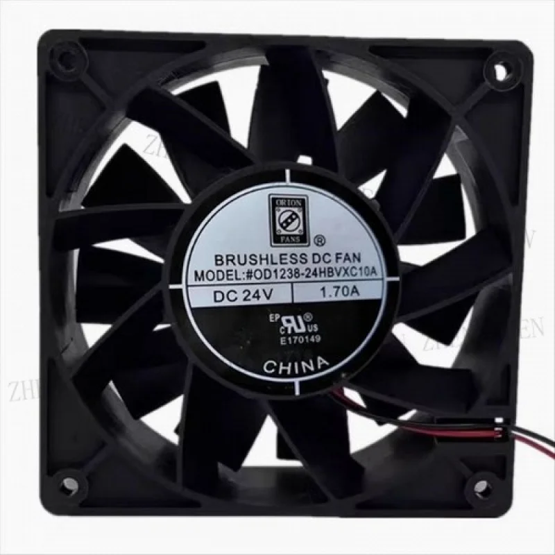 

Y 1 шт. Новый охлаждающий вентилятор для Orion OD1238-24HBVXC10A 12038 DC24V 1,70A 12 см 2 контакта