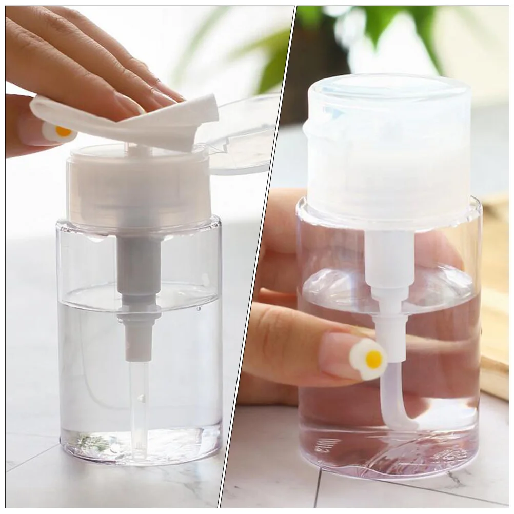 

2pcs Leakproof Petg Sub Bottles 300Ml Reusable Travel Liquid Storage Bottles For Nail Polish Durable Lightweight