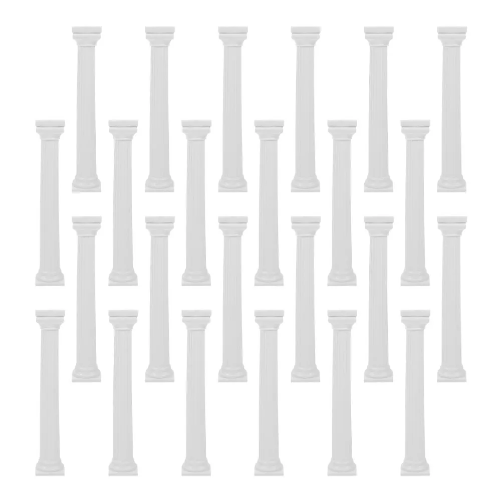 

24Pcs Vintage Roman Column Cake Stands Stable Support DIY Assembly Material for Weddings Parties Celebrations