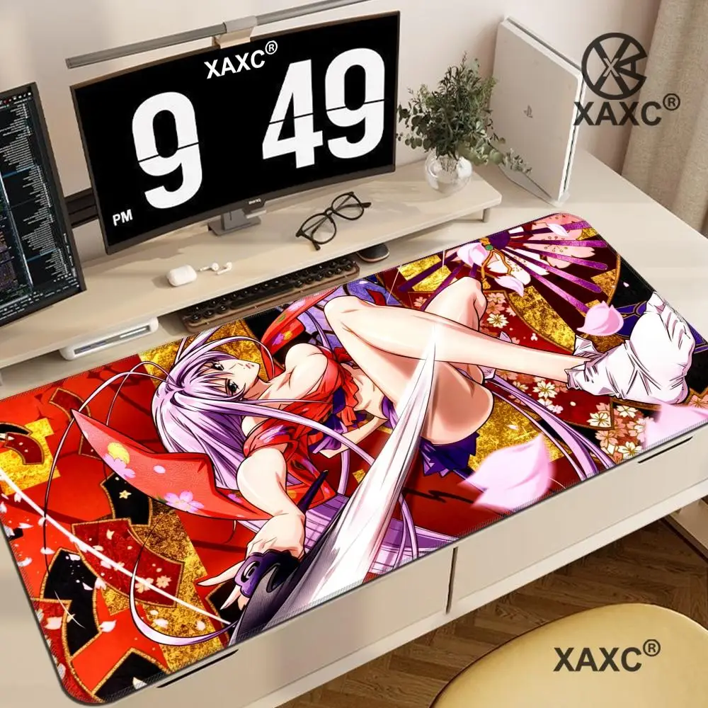 Alfombrilla de Ratón Grande para Juegos Anime T-Tenjho Tenge XXL, Alfombrilla de Escritorio de Goma Antideslizante con Borde Cosido, Impresión HD, para Oficina y Juegos de PC HYBXXC