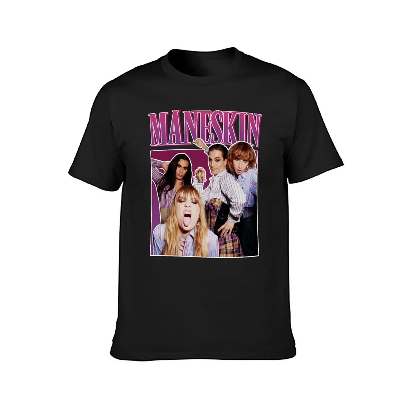 Maneskin M?neskin - Winners of Eurovision Song Contest 2021 Italy Zitti E Buoni Retro Vintage T-Shirt customs plain t shirts men