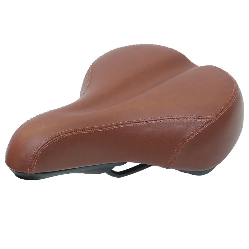 Oversized Bicycle Seat Cushion Shock-Absorbing Saddle Electric Vehicle Bicycle Thickening And Widening Sponge Seat