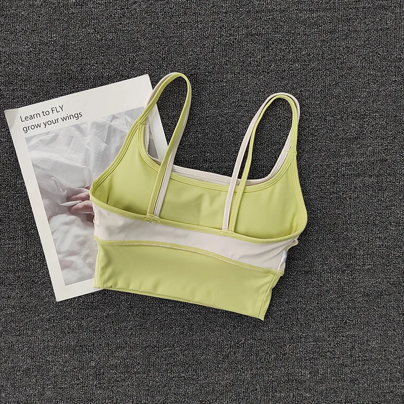 Women Breathable Sports Bra Shockproof Fitness Tops Push Up Gym Crop Top Brassiere Sport Bras Gym Workout Top Seamless Yoga Bra image 6