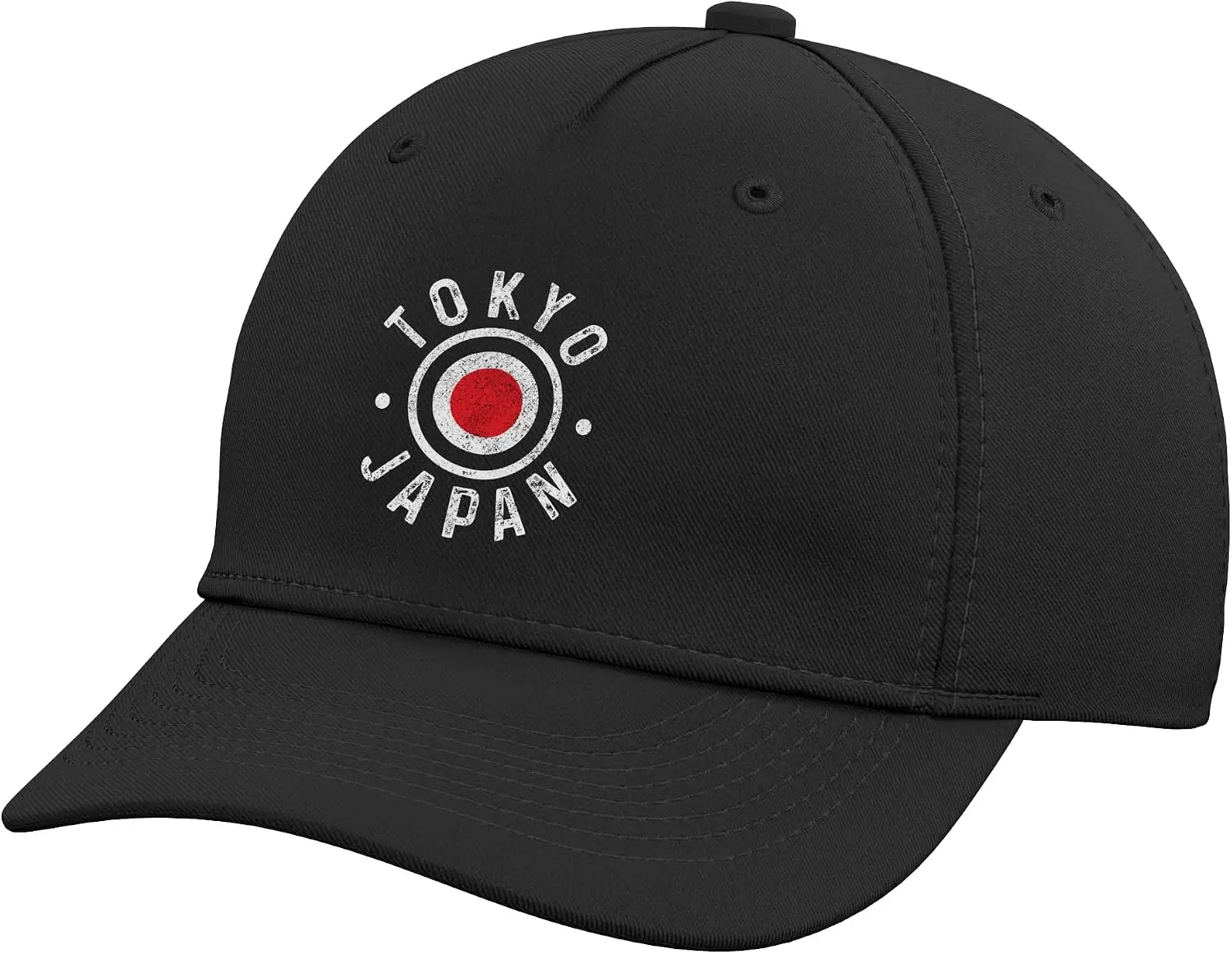 Tokyo Japan Japanese Flag Souvenir Gift Adjustable Baseball Hat Summer Casual Travel Cap Customizable Patterns 100% Cotton