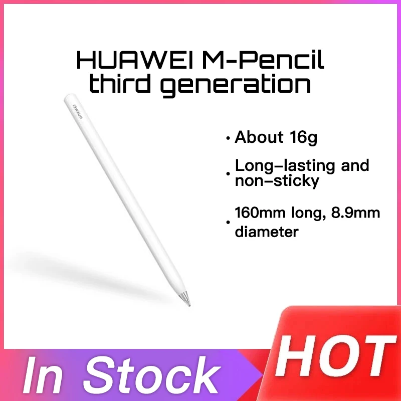 Original HUAWEI M-Pencil 3rd Generation Stylus Capacitive Pen 2023 Version for MatePad Pro 13.2/11/12.6 MatePad Paper Touch Pen