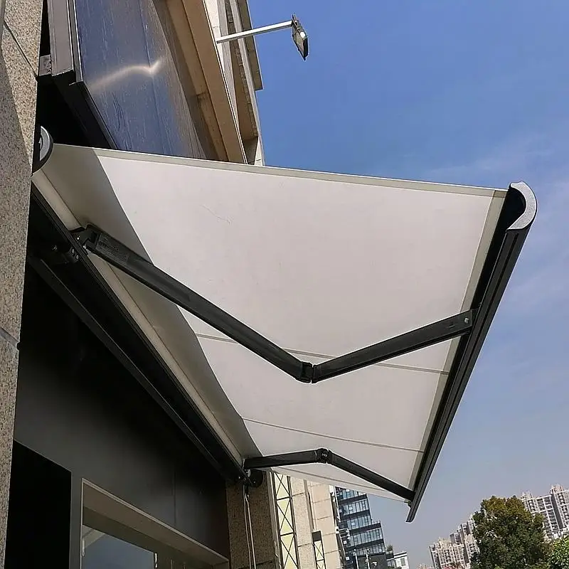 Best Selling Outdoor Rainproof Sunshade Affordable Aluminum Folding Arm Rainproof Material Awning Corrosion Resistant Canopy