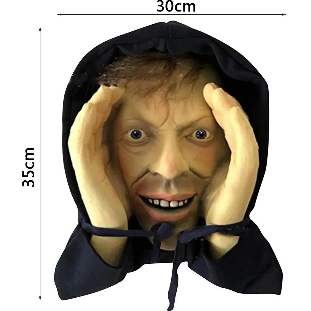 Scary Peeper Halloween Window Sticker