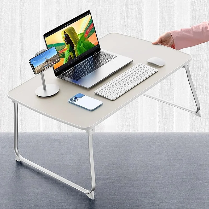 Portable Laptop Desk Foldable Bed Tray with Anti-Slip Surface for Office Study Bedroom