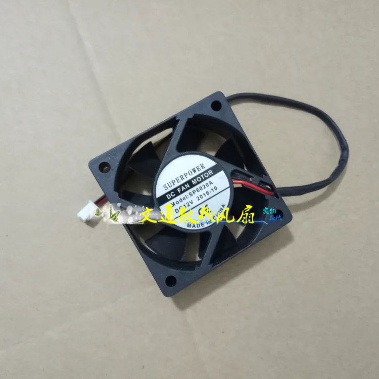 SP6020A تيار مستمر 12 فولت 50x50x10 مللي متر 2-سلك خادم مروحة التبريد