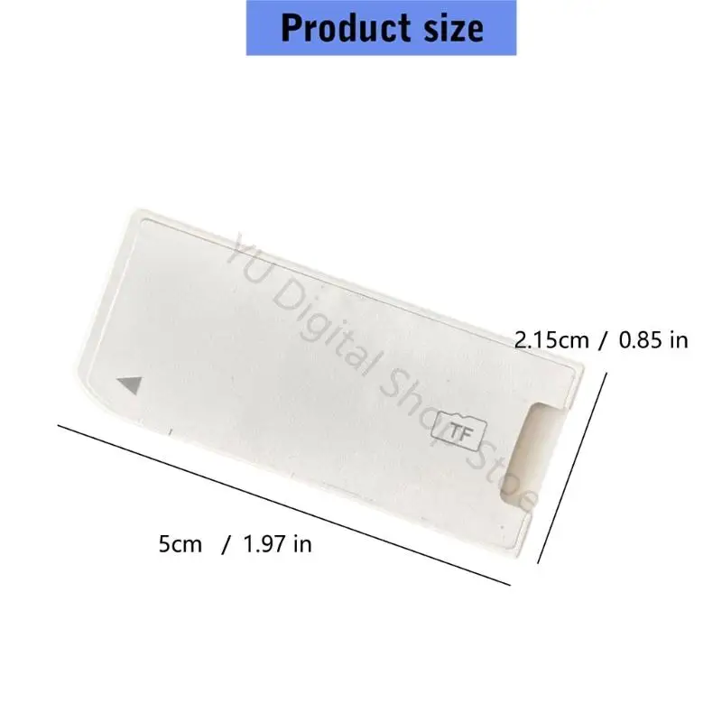 96BA-Backup-Medienadapter für die Verwendung mit langem Kamerasteckplatz, weißes Aufbewahrungselement für Kartenformatwechsel – Detail 6
