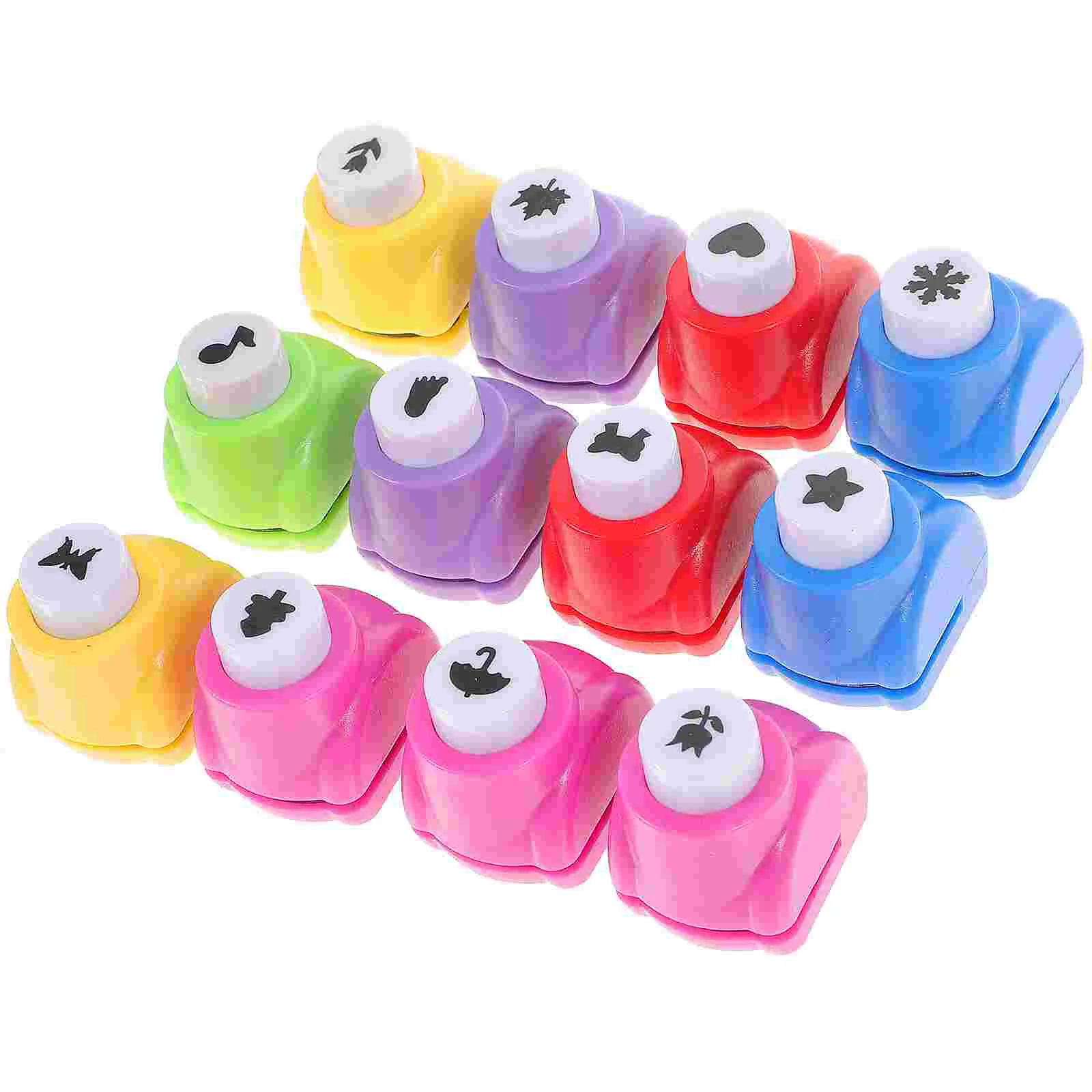 

12 Pcs Hole Punch Paper Punchers Christmas Punches Single Shaped Crafting Supplies Small Child