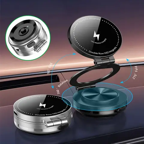 360 회전 자기 진공 흡착 흡입 컵 자동차 대시 보드 접이식 전화 홀더 스탠드 Magsafe iPhone 12-16 Pro Max Best5 360 회전 자기 진공 흡착 흡입 컵 자동차 대시 보드 접이식 전화 홀더 스탠드 Magsafe iPhone 12-16 Pro Max Best5