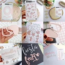 New Feb 2023 Shaker Card Metal Cutting Dies for Scrapbooking and Card Making Paper Craft Album Decorative Embossing Cut Die