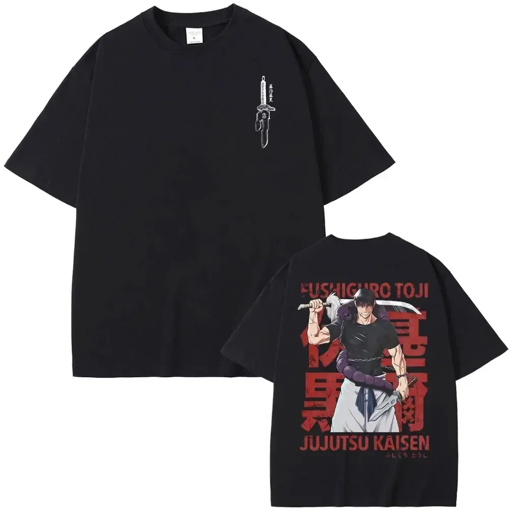 Jujutsu Kaisen Satoru Gojo Anime T-Shirts Fashion Harajuku O-Neck Short Sleeve Man Woman Shirts Ummer Cotton Tops Streetwear