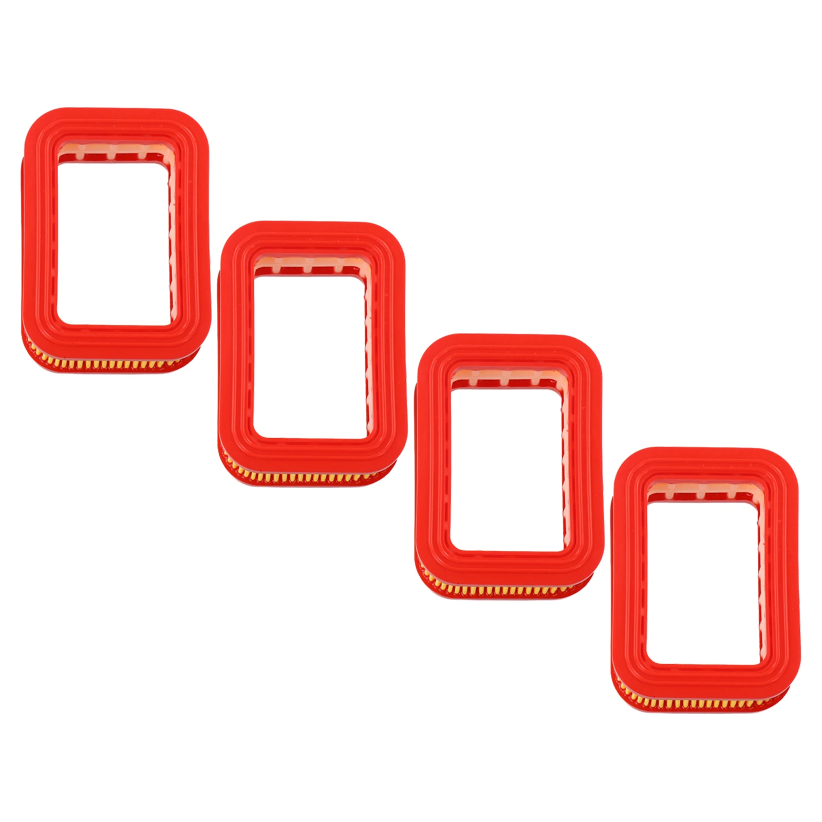 Compatible Replacement Air Filters Set of Four Designed Specifically for Chainsaw Engines of Size Two to Eight cc