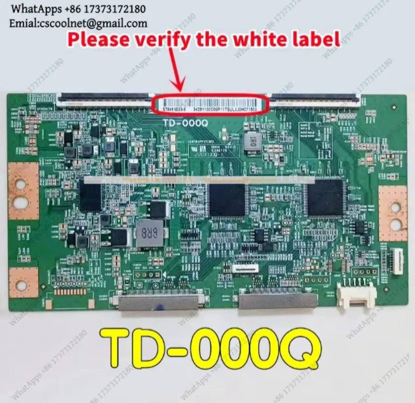 Original 65 inch LCD TV TD-000Q Logic Board For sony XR-65X90K TD 000Q ST6451D03-8 T-con board ST5461D11-B 4K 120HZ