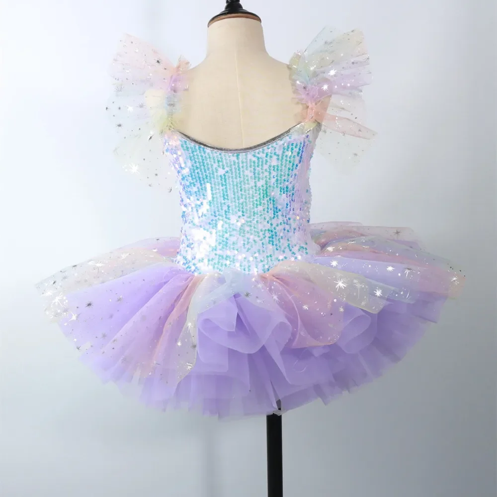 Gonna da balletto estiva Abito da ragazza Vestito per bambini Abiti Tutu Abiti da ragazza Costume da ballo Abbigliamento per bambini Ballerina Festa dei bambini