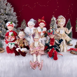 Hanging Decoration Navidad Natal 2026 New Year Gifts Elf Boy Dolls with Mask Christmas Tree Pendant Ornaments Elf Gifts