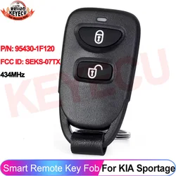 KEYECU FCC ID: SEKS-07TX 2 pulsanti per KIA Sportage 2005 2006 2007 2008 p/n: 95430-1F120 434MHz portachiavi a distanza