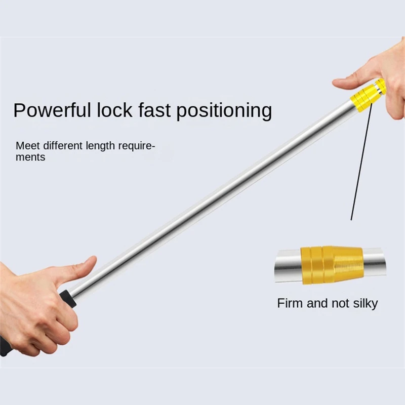 Fishing  Copy Net Rod Can Be Positioned Durable Stainless Steel Portable Fishing Gear Telescopic Harpoon Bar 1.5-7 Meters