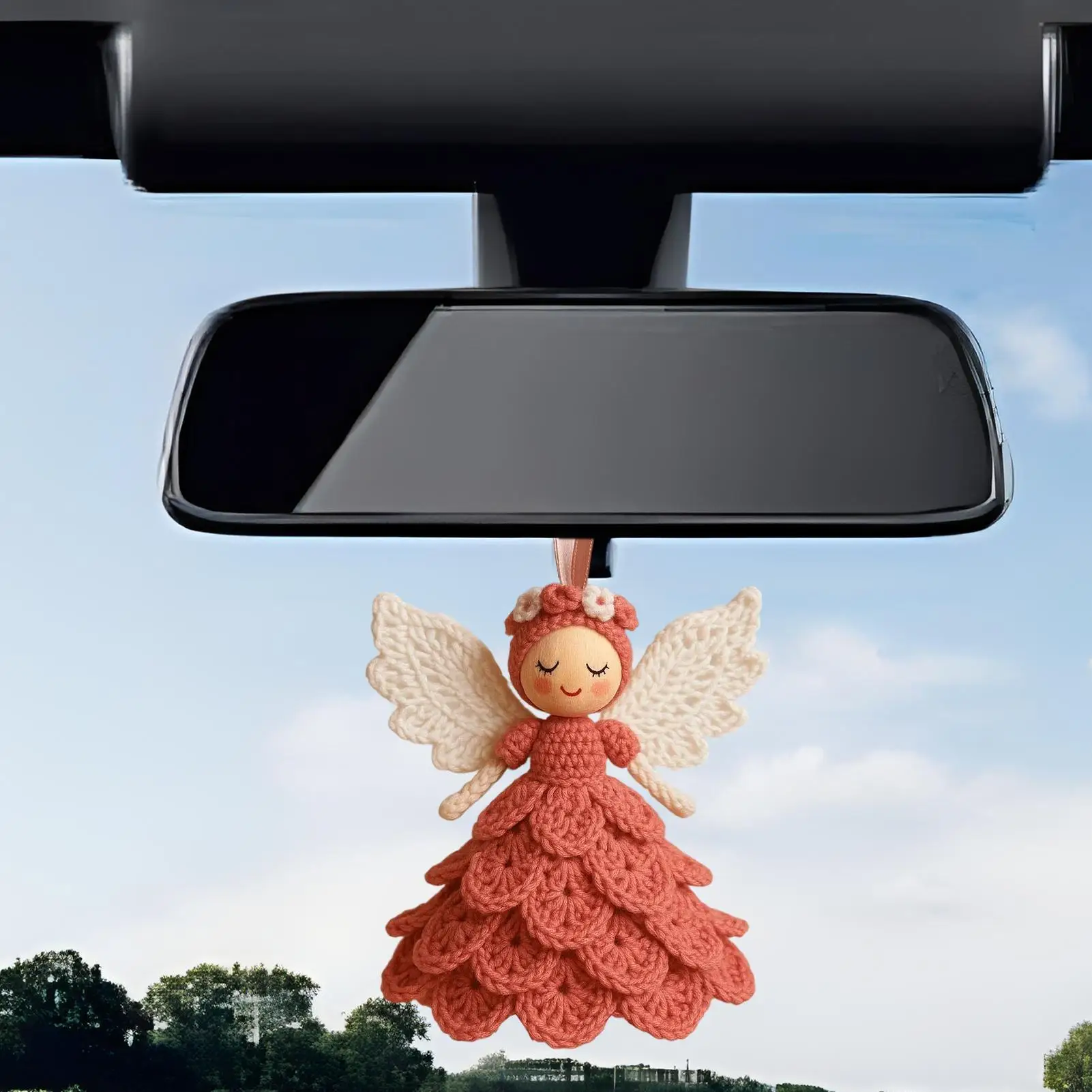 

Наборы для вязания крючком для взрослых, кукла-ангел, подвесной орнамент, набор для вязания крючком для женщин и мужчин, любителей хоббистов, членов семьи