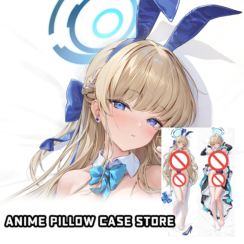 الأزرق الأرشيف Asuma toki Dakimakura أنيمي Hololive وسادة للجسم غطاء مزدوج الوجهين طباعة الحياة حجم المخدة هدية #1