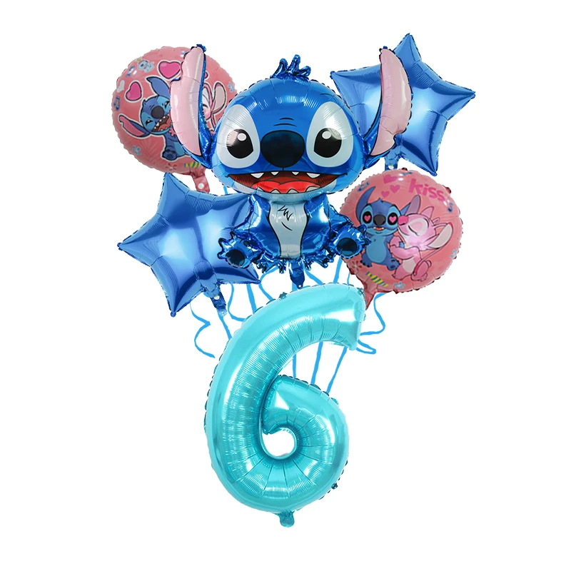 Disney Lilo Stitch Birthday Party Decorations Stitch Disposable Tableware Baby Shower Balloons Banner Cups Kids Party Supplies