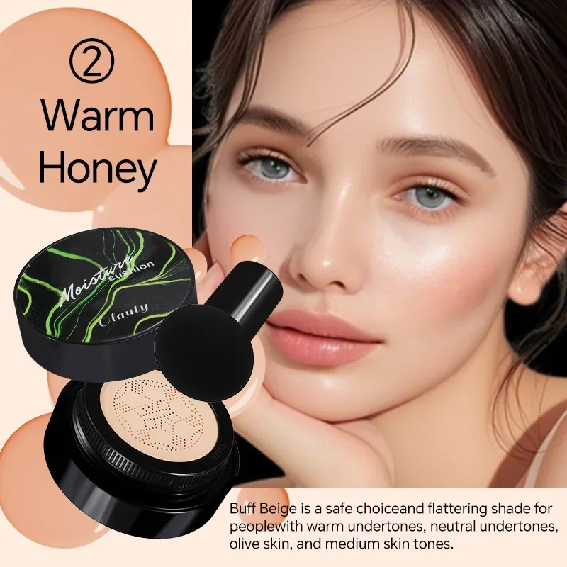 マッシュルームヘッドエアクッションBBクリームマジックファンデーションフェイスコンシーラー保湿防水ブライトニングメイクアップベース化粧品